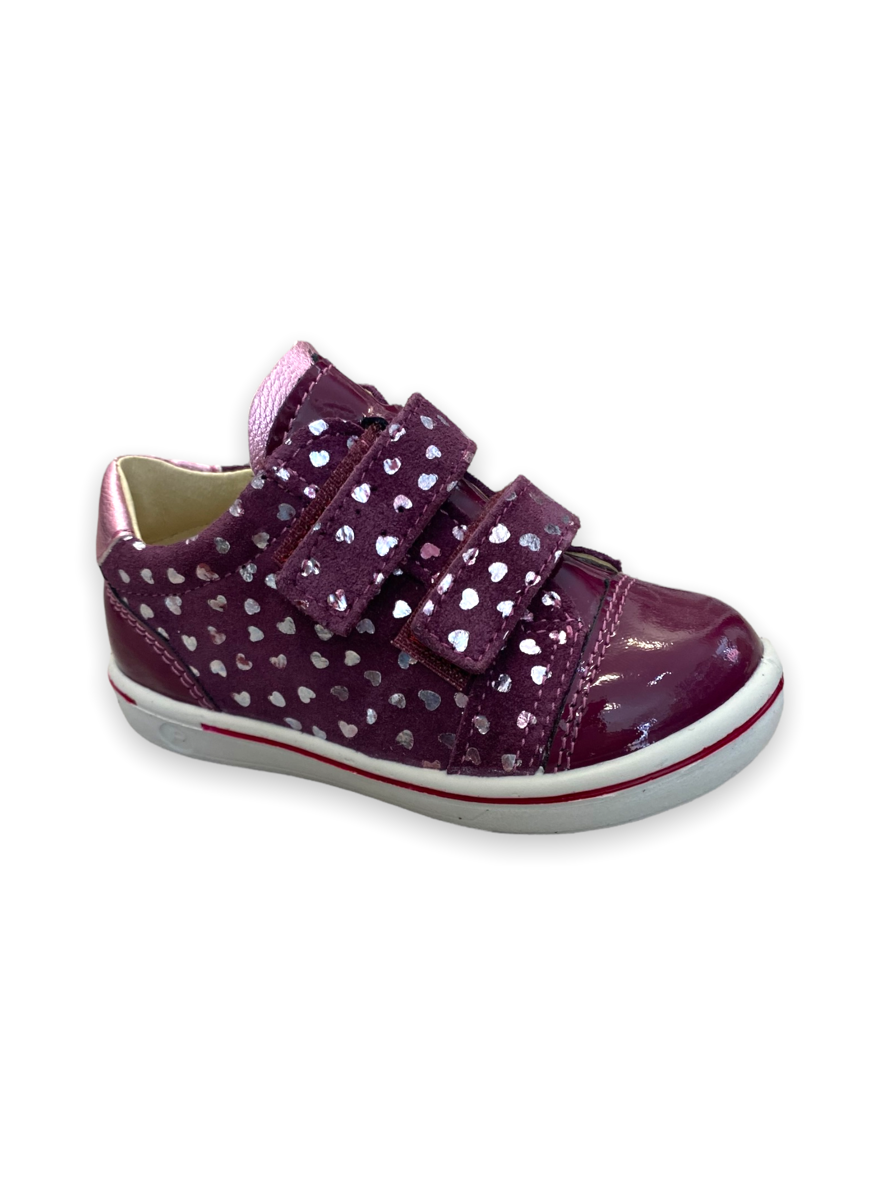 Ricosta- Girls Maroon Hearts - Lenie