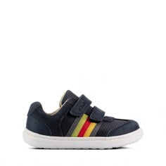 Clarks - Boys Navy Leather Shoe - Flash Beau T