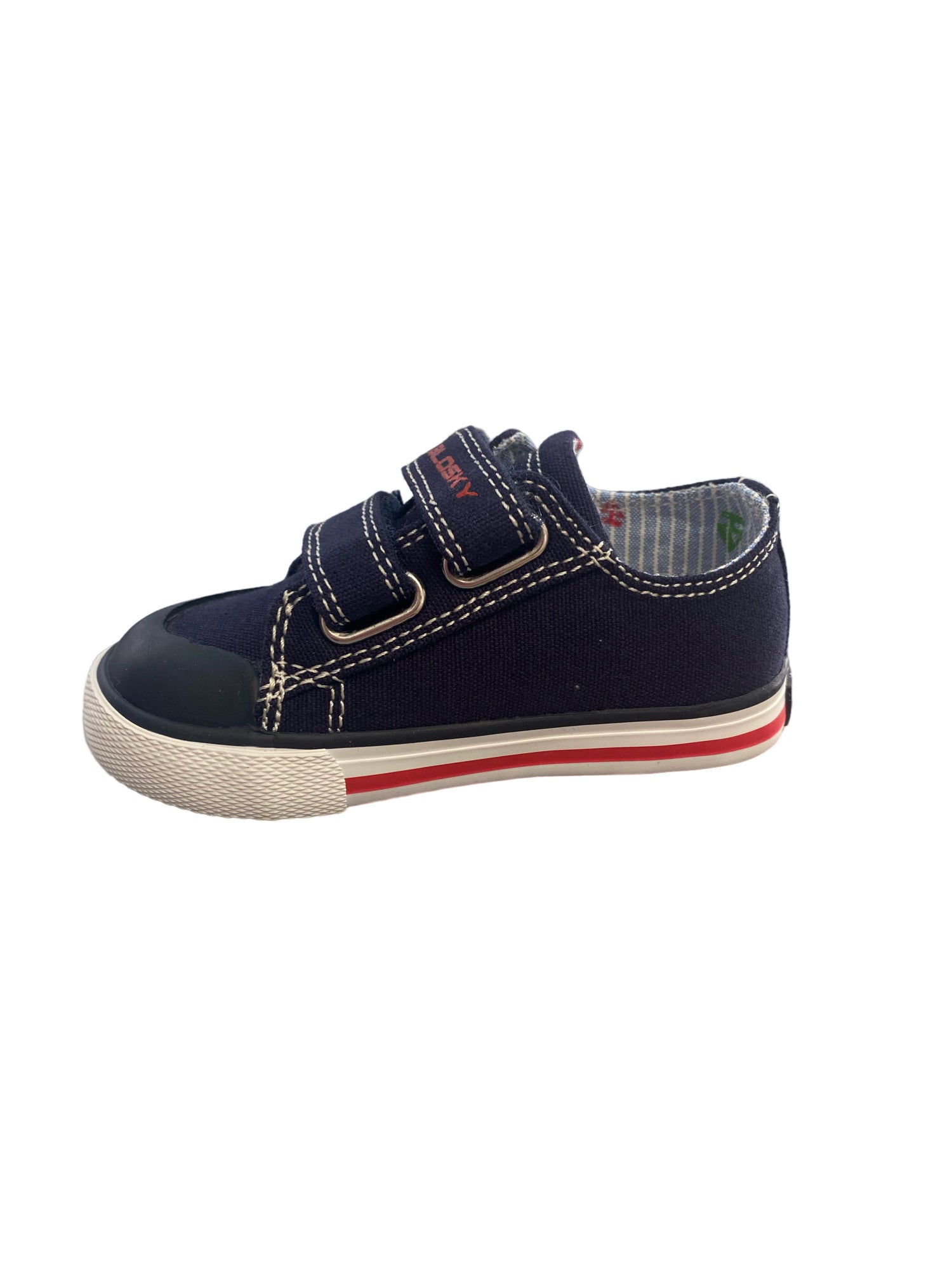 Pablosky -Boys - Navy Canvas Shoe