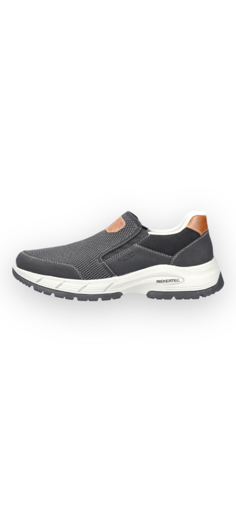 Rieker - Mens Navy slip-on - 19150-00