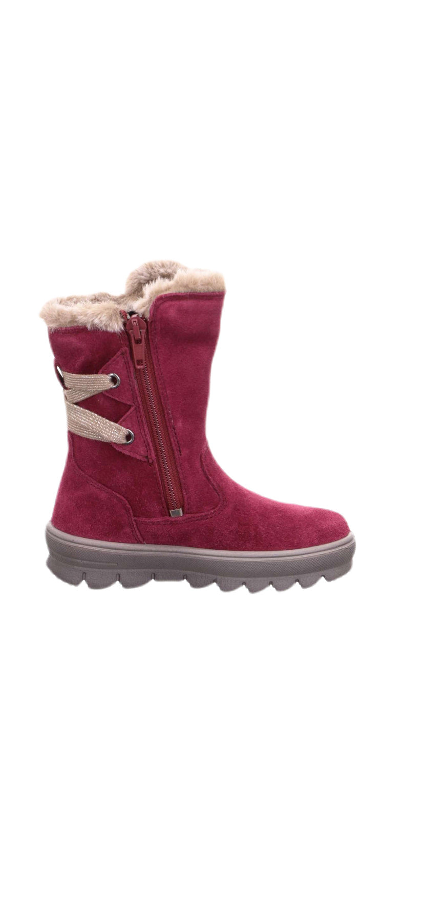 Superfit- Girls- Gore-tex Waterproof Pink Fur Boot