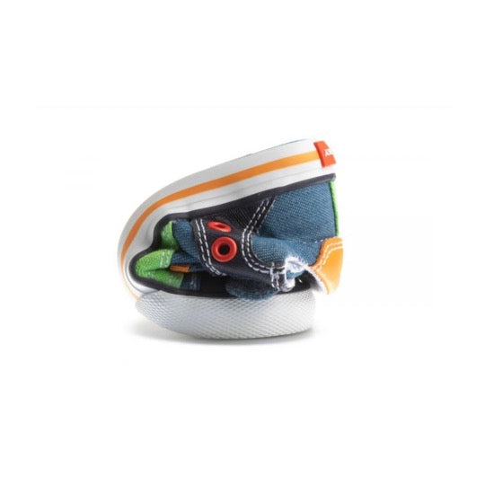 Pablosky - Boys Denim Green Leather insole Trainer - 971510