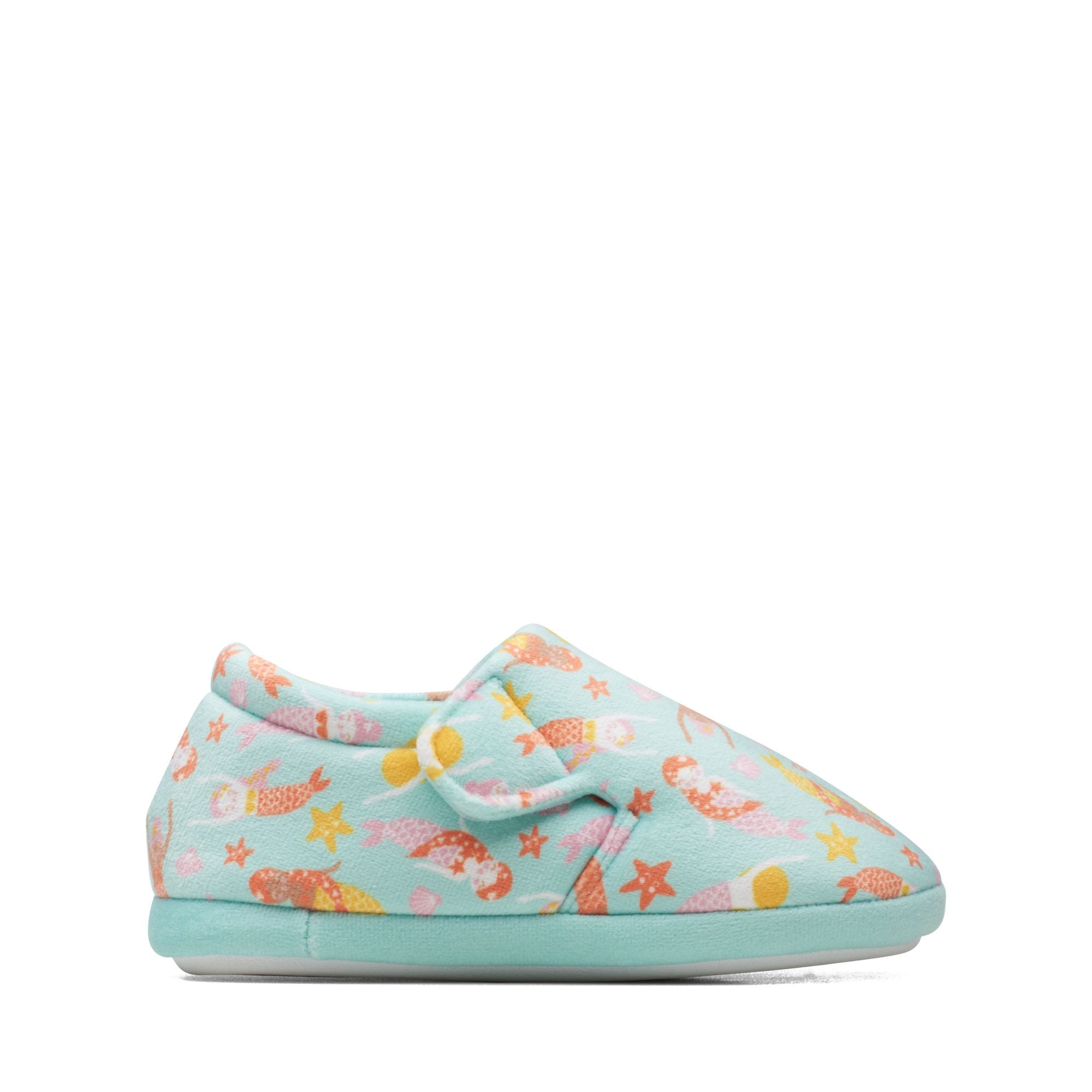 Clarks - Girls mermaid slipper - Fluffy Snug