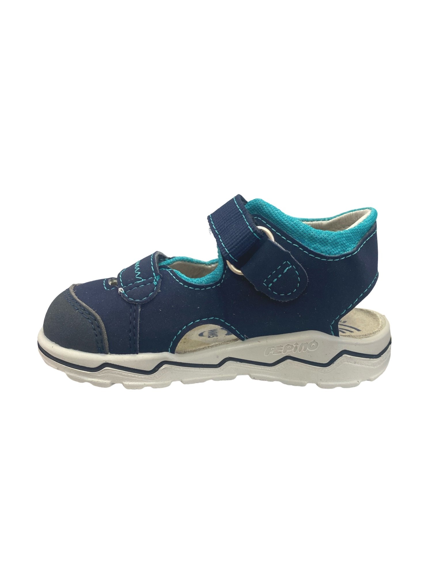 Ricosta - Boys - DOBBY- Navy & Aqua Closed-Toe Sandal