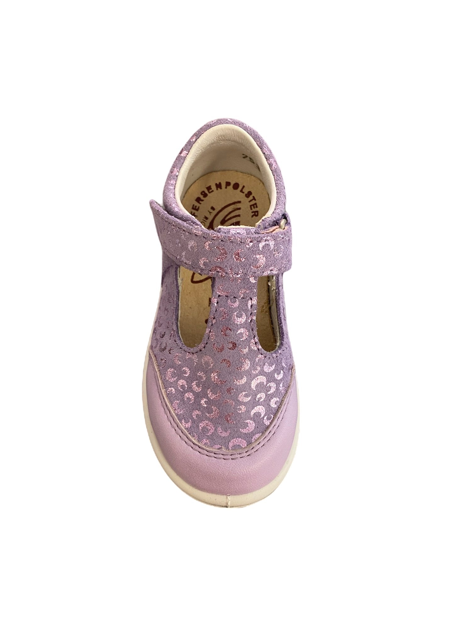 Ricosta- Girls- WINNY- Purple T-Bar Shoe- Moons