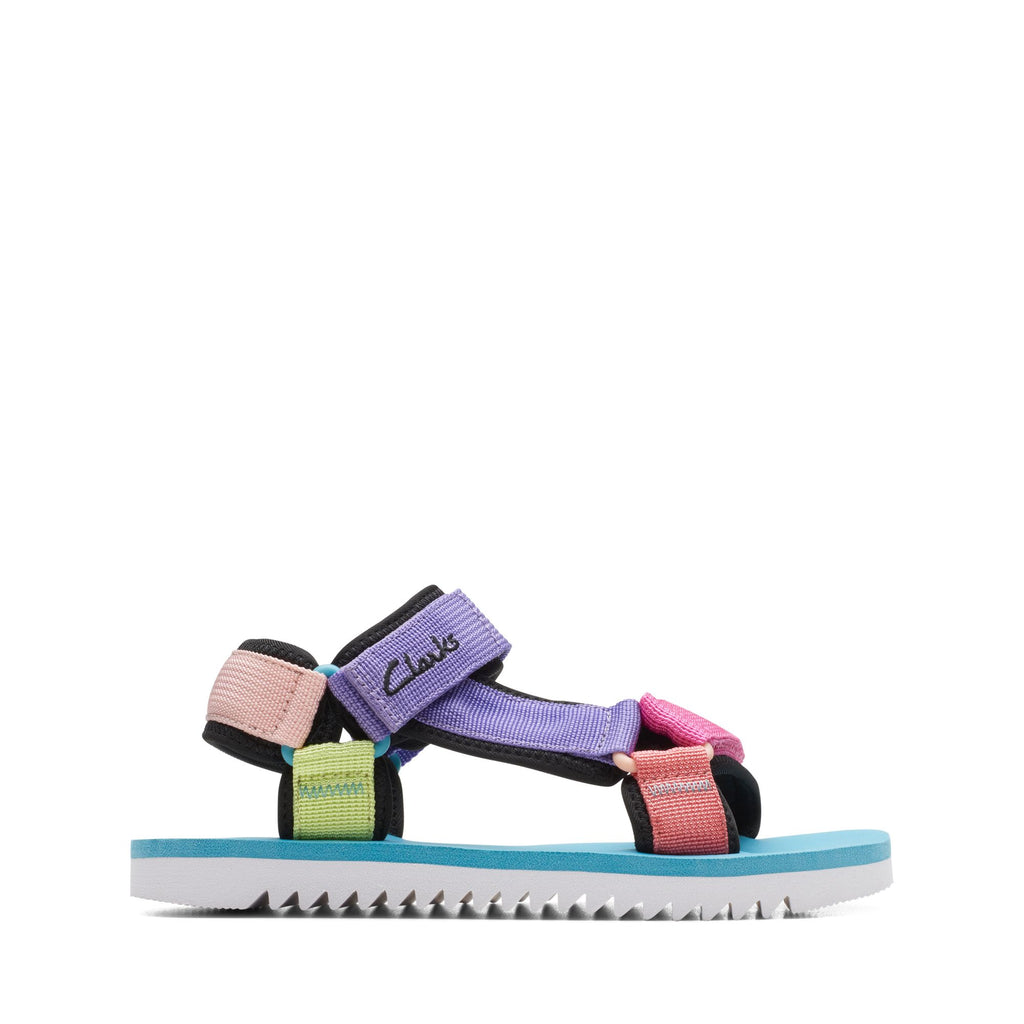 Clarks - Girls multicolour sandal - Peak Web