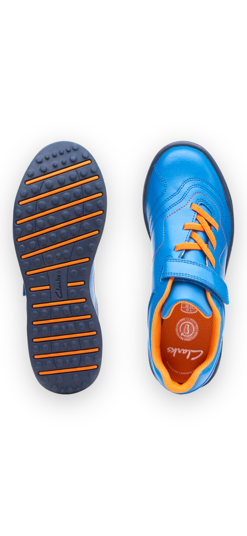 Clarks - Boys blue runner - Award fly