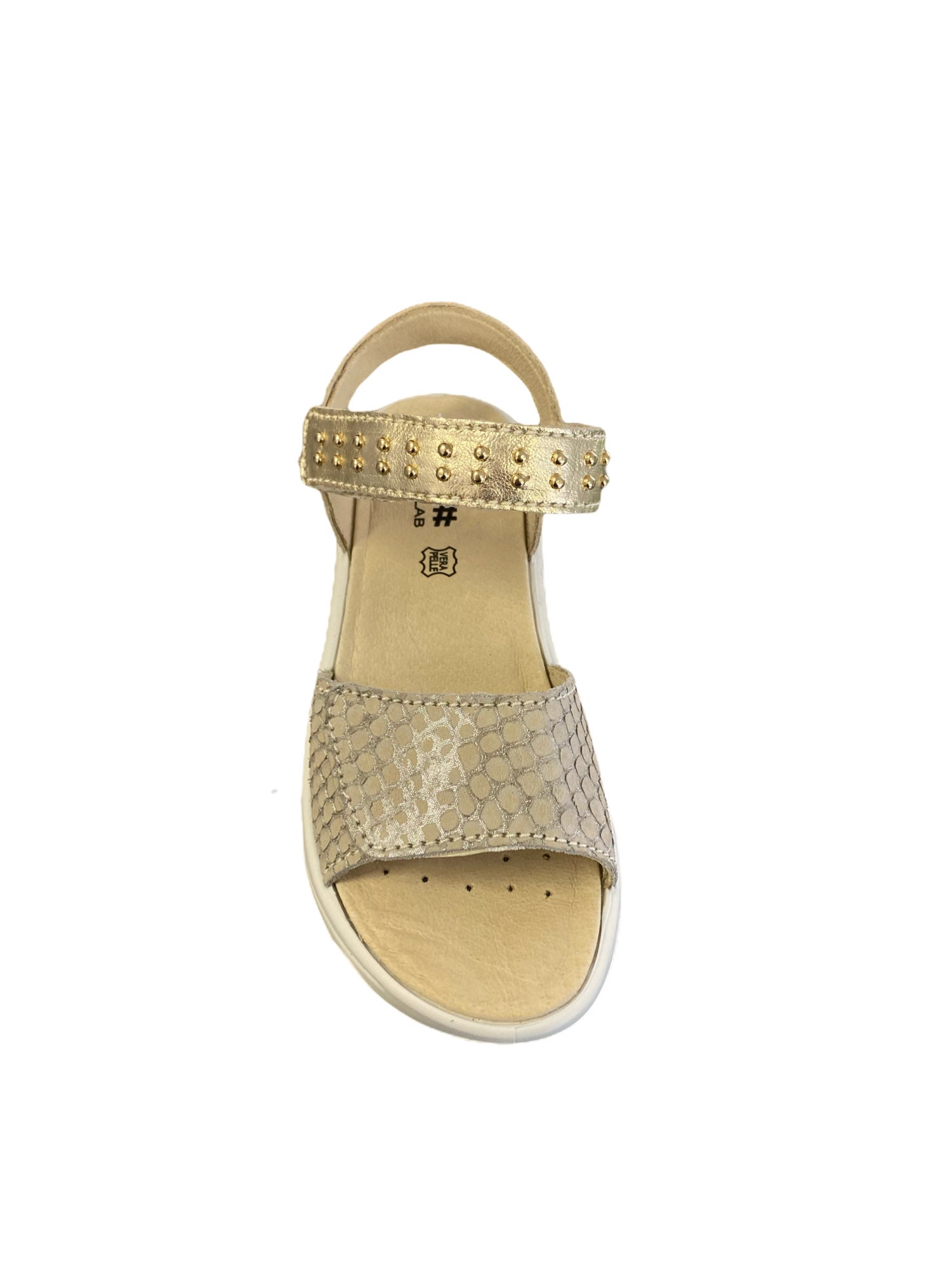 Primigi - Girls Gold Sandal with Bead Detail