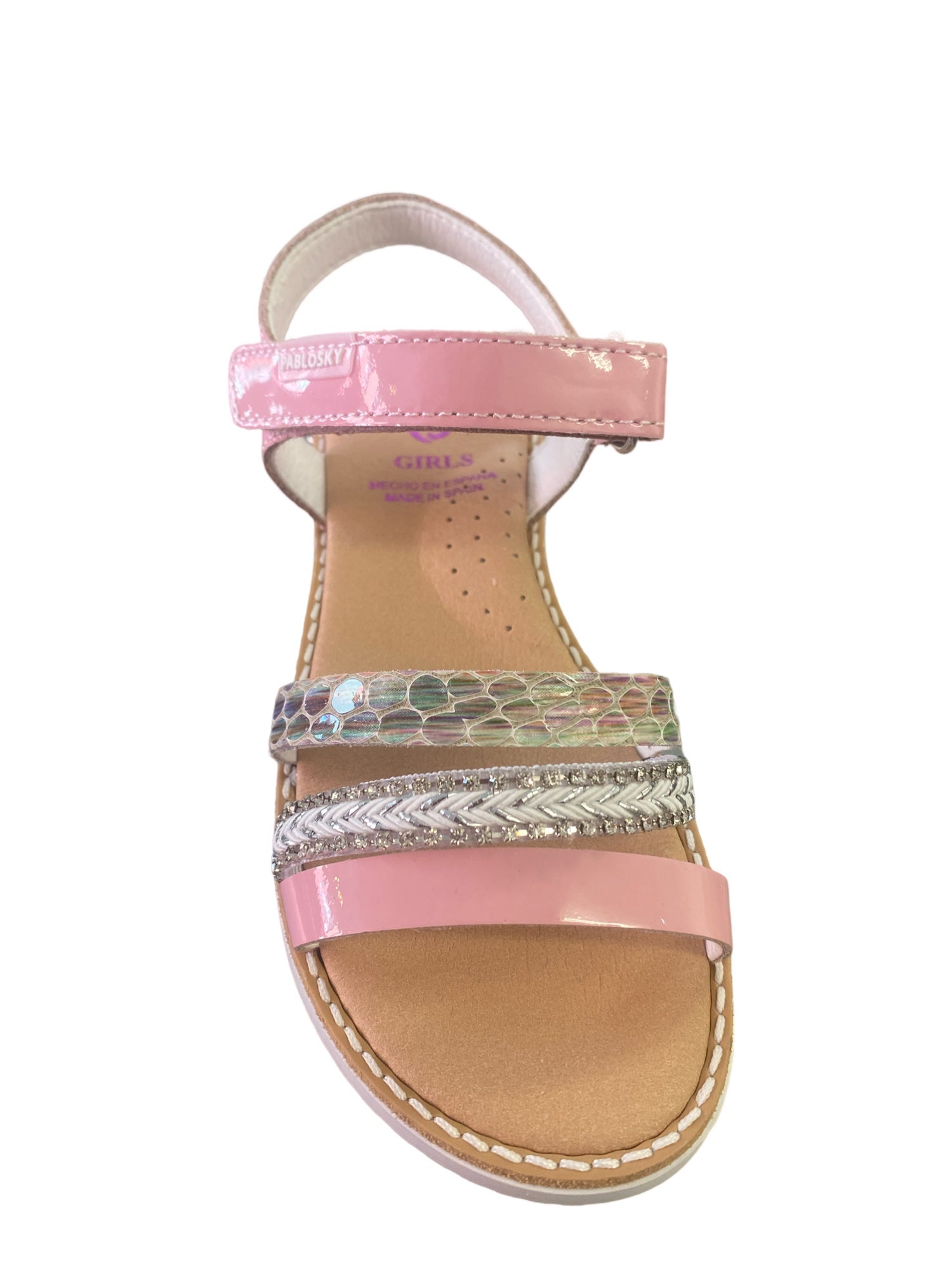 Pablosky - Girls Pink Strap Sandal