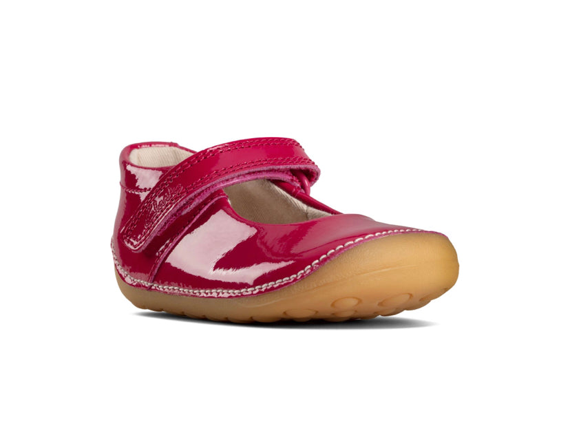 Clarks - Pre-Walker Pink Patent Leather - Tiny Mist T