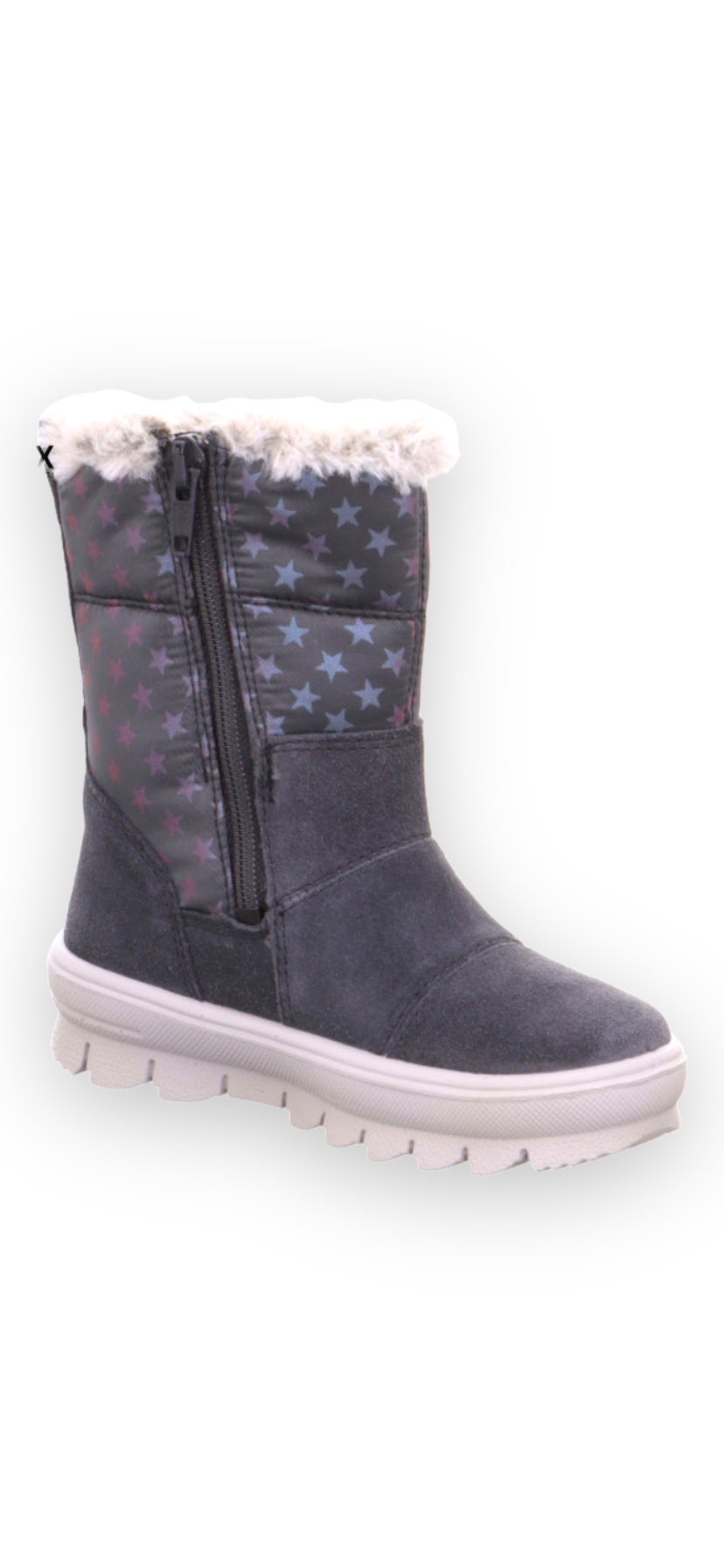 Superfit - Girls grey star boot - Flavia