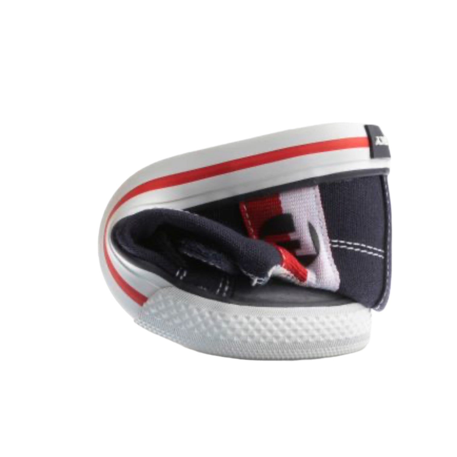 Pablosky- Boys Navy/Red Trainer with a Velcro strap