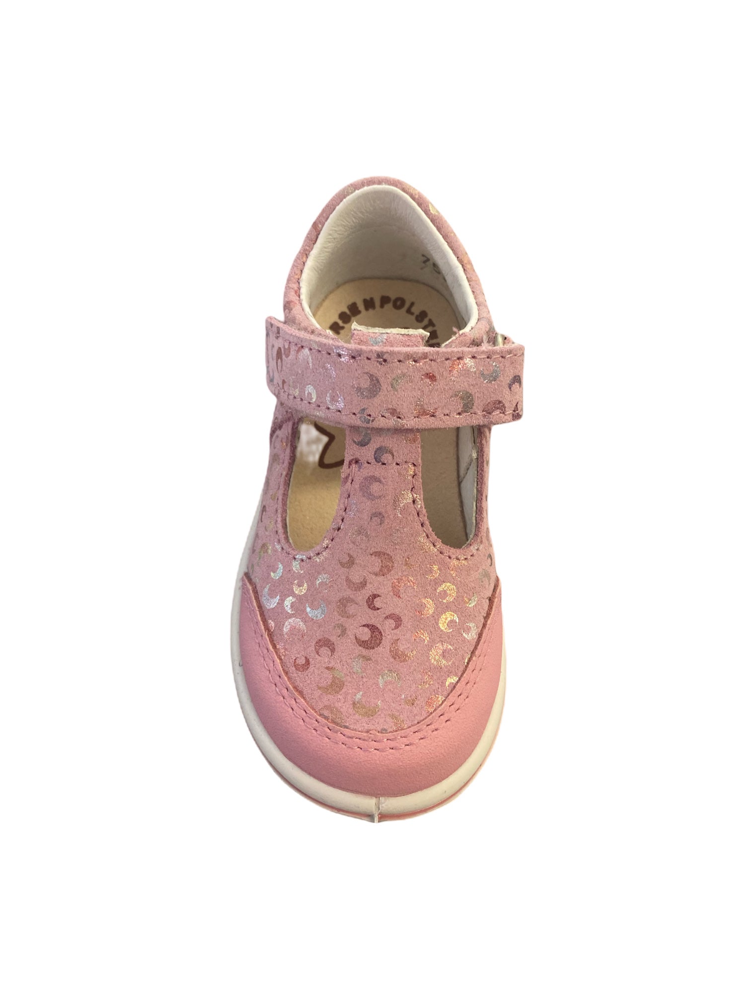 Ricosta- Girls- WINNY- Blush Pink T-Bar Shoe- moons