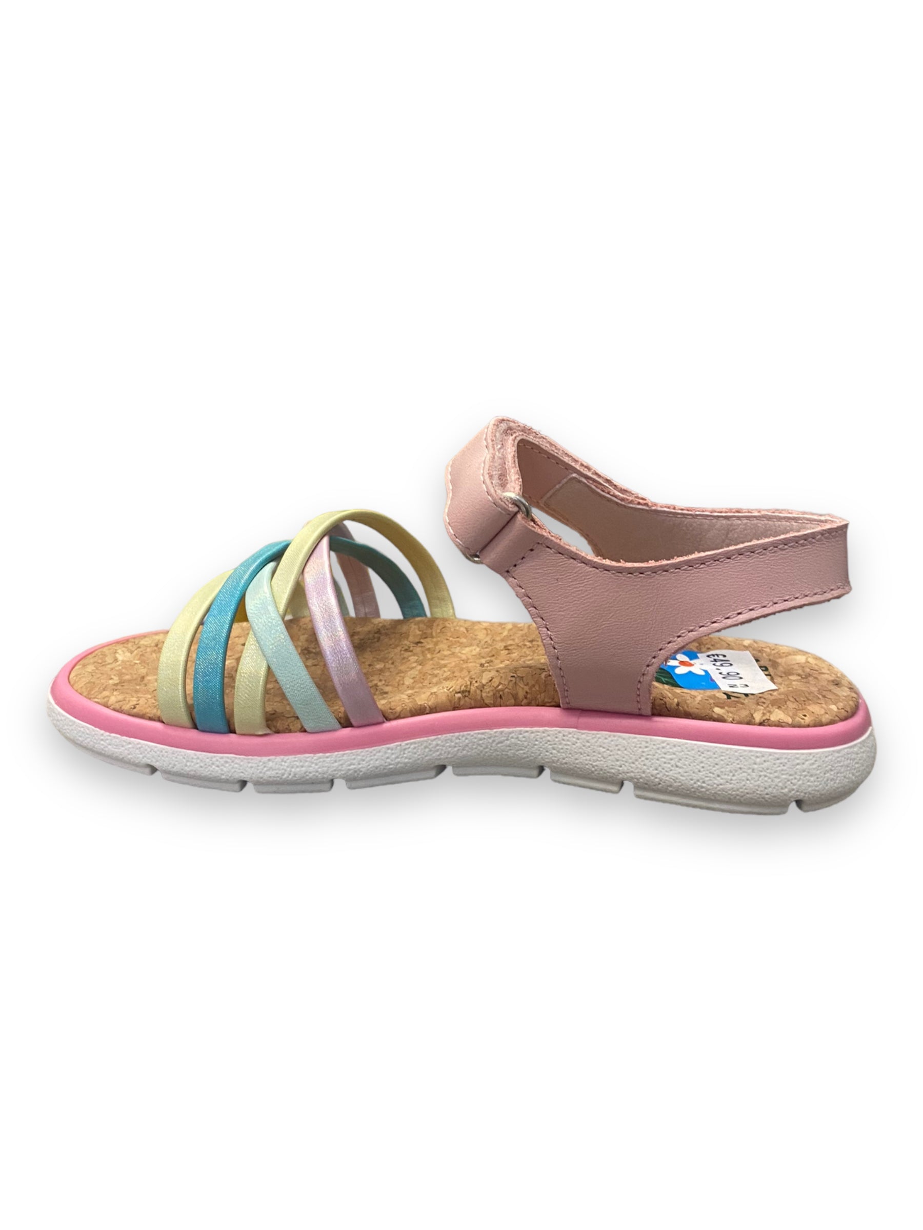 Pablosky - Girls pink/multi sandal - 422170