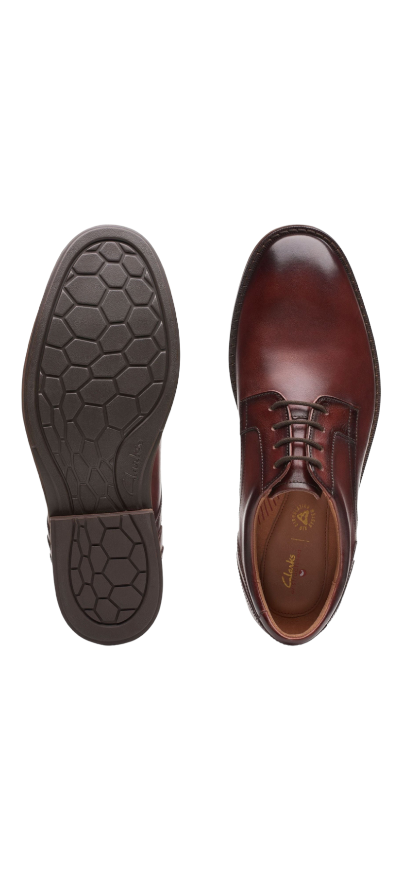 Clarks - Un Hugh Lace - Men’s shoe brown