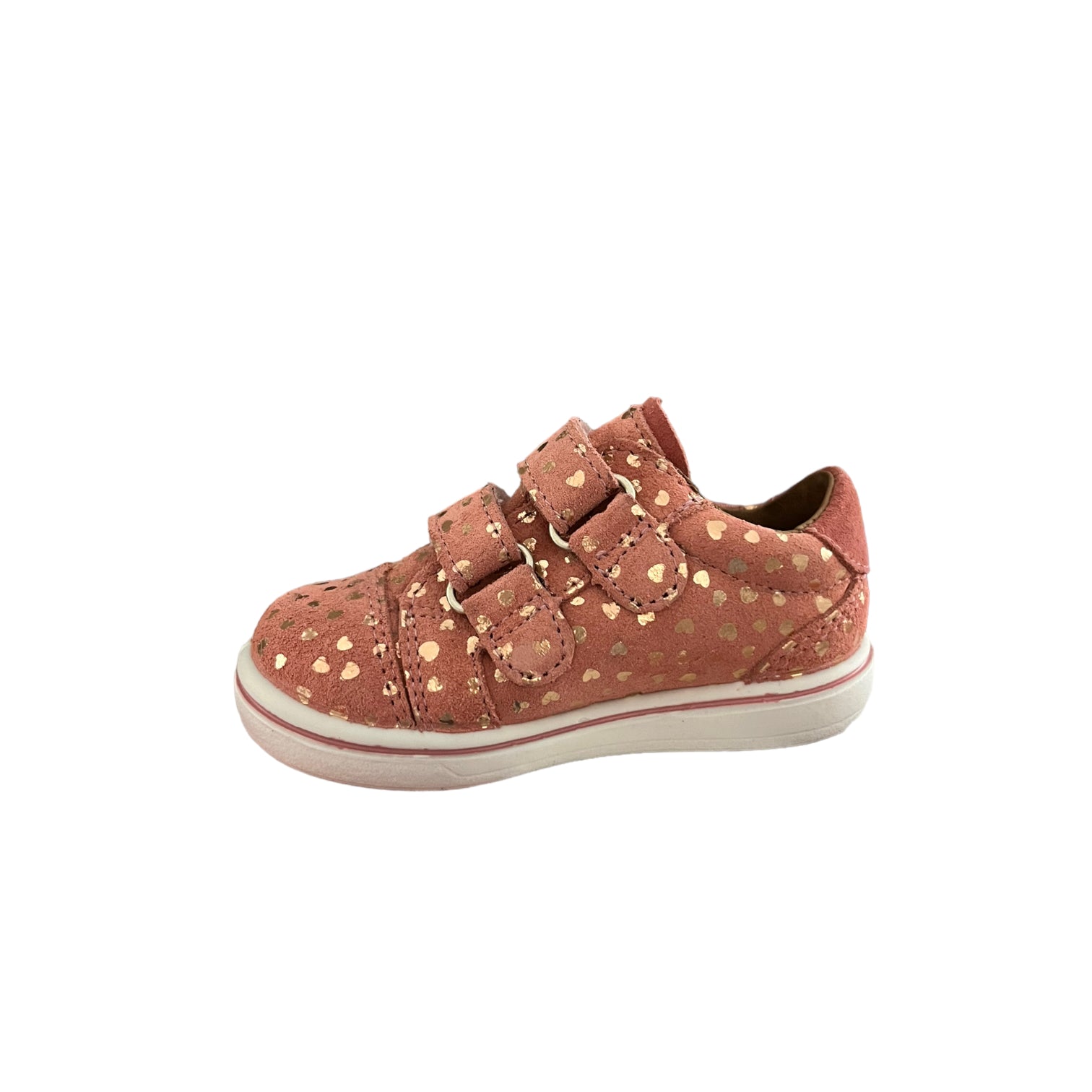Ricosta - Girls peach pink Velcro shoe - Lenie
