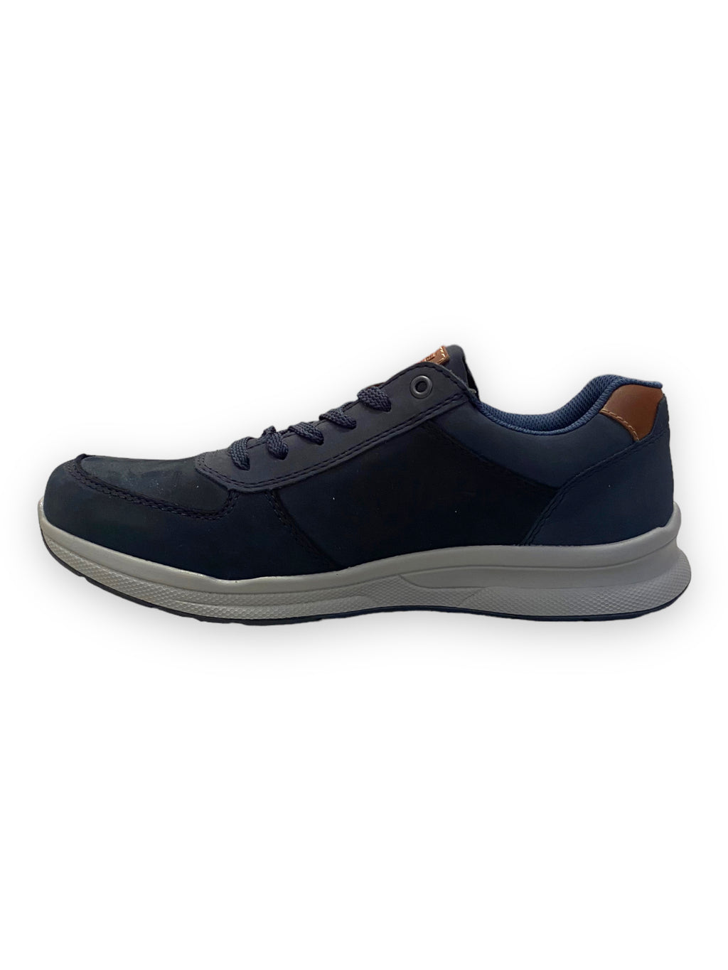Rieker - Mens navy lace shoe - 14811-14