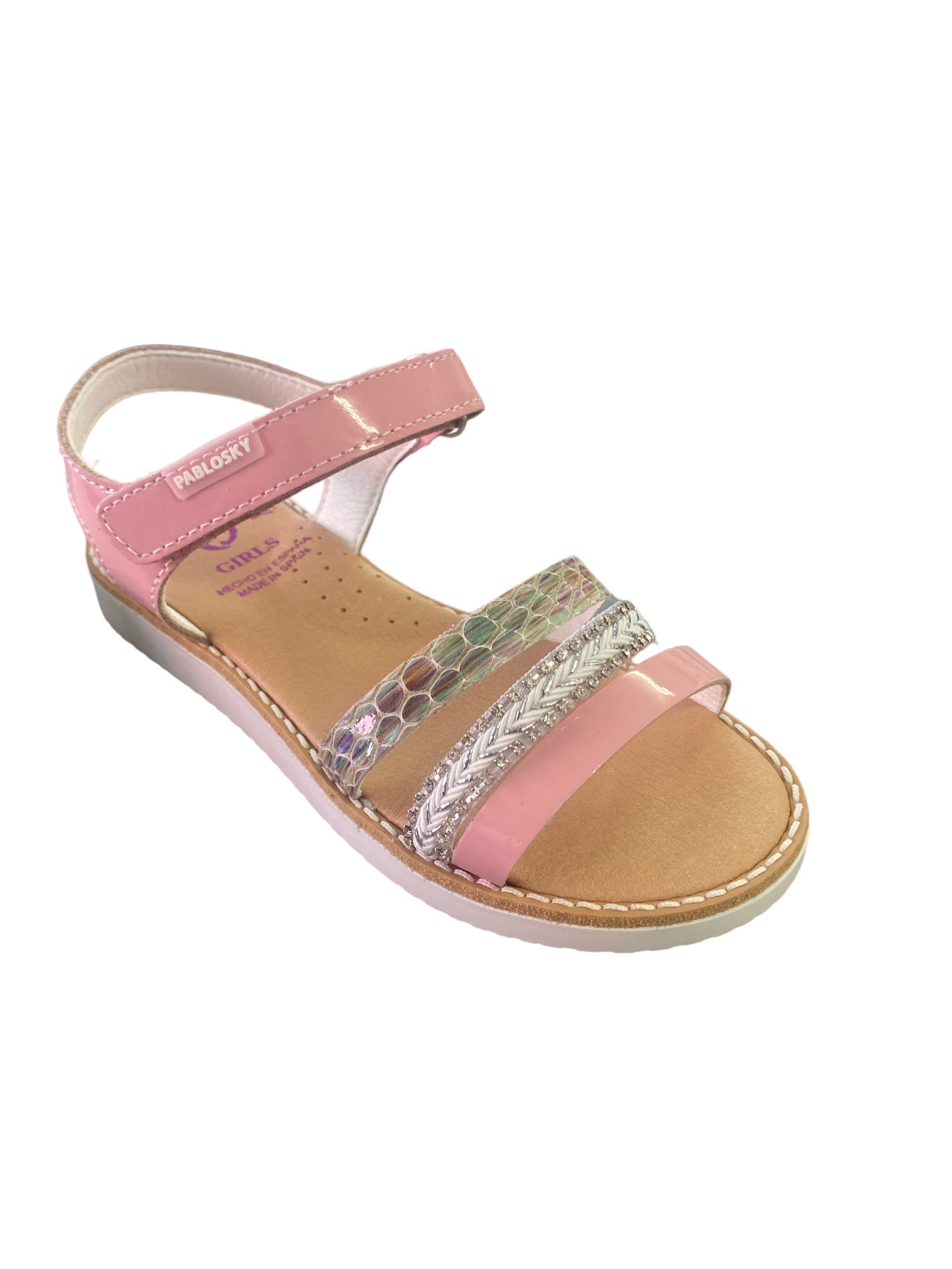 Pablosky - Girls Pink Strap Sandal