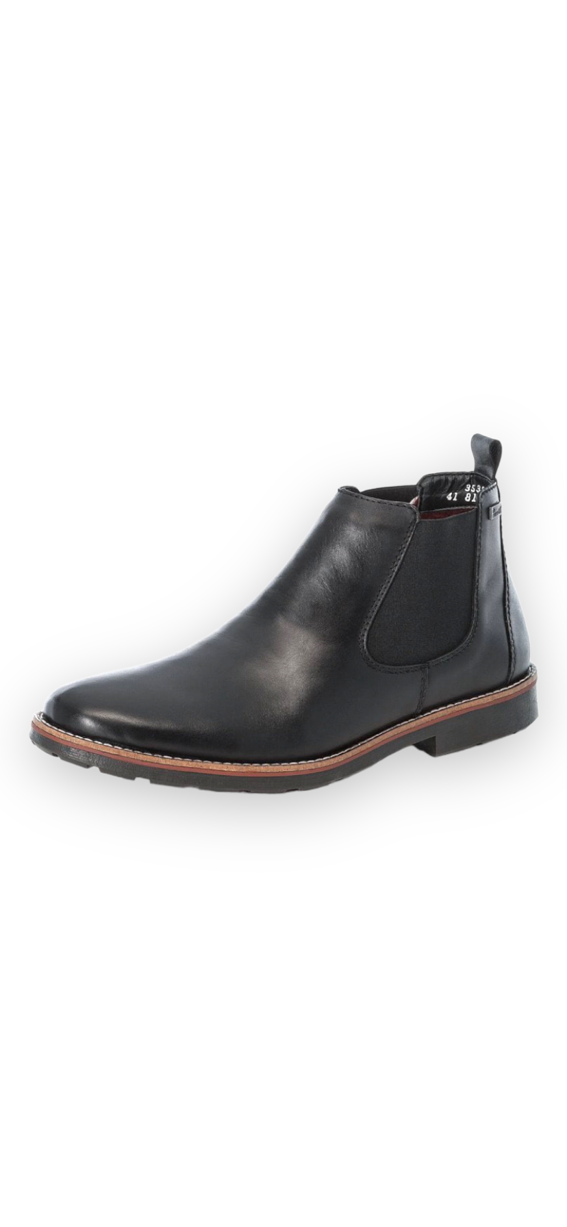 Rieker - Mens Black Slip-On Boot