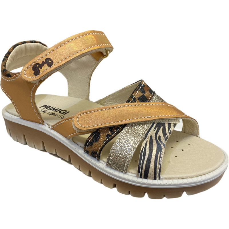 Primigi - GirlsGold Cheetah Print Sandal