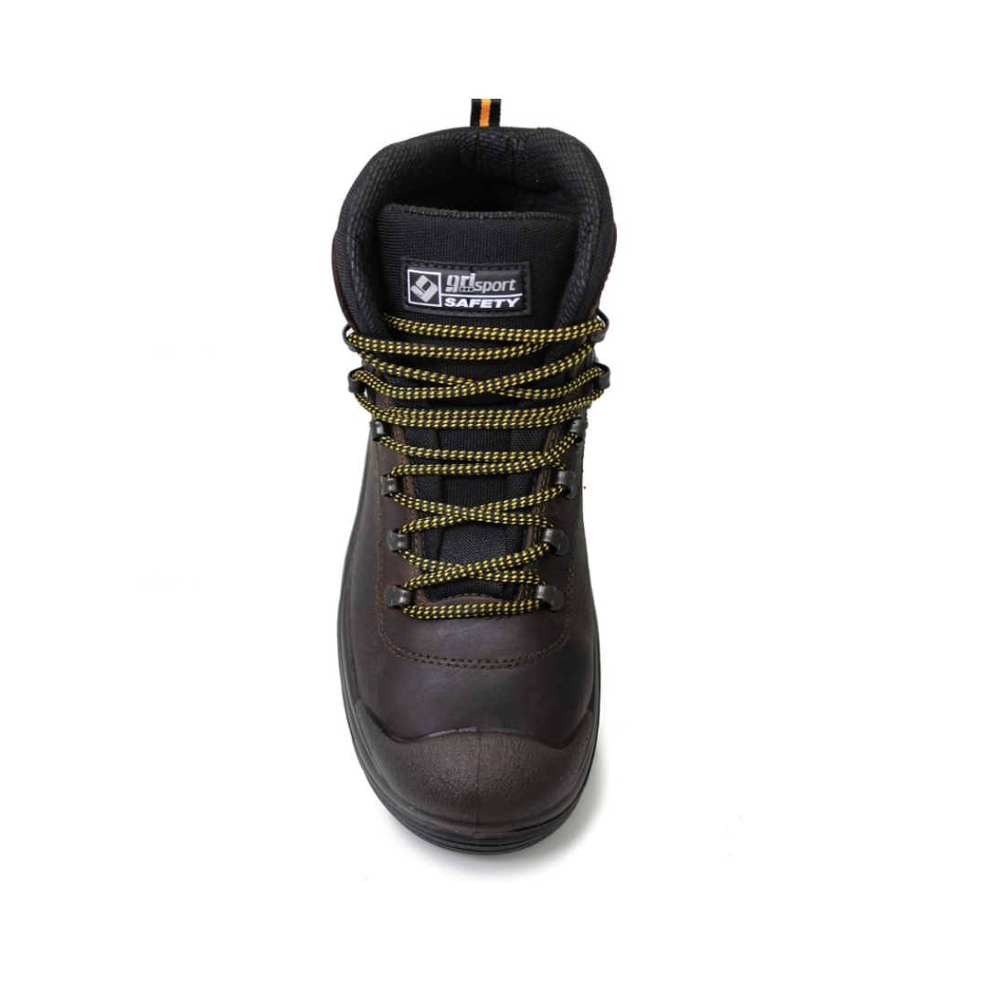 Grisport - Mens brown steel-toe work boot - Contractor