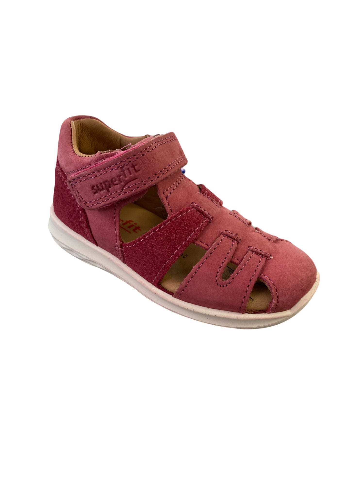 Superfit - Girls Pink Nubuck Sandal