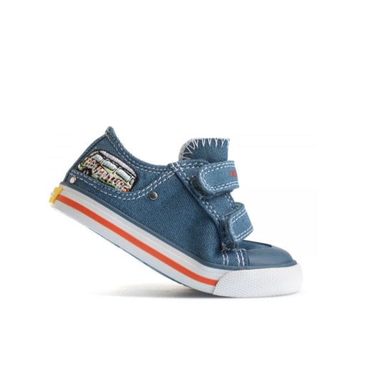 Pablosky- Boys Denim Trainer with Velcro straps - 971710