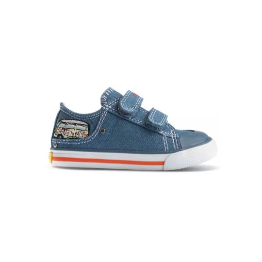 Pablosky- Boys Denim Trainer with Velcro straps - 971710