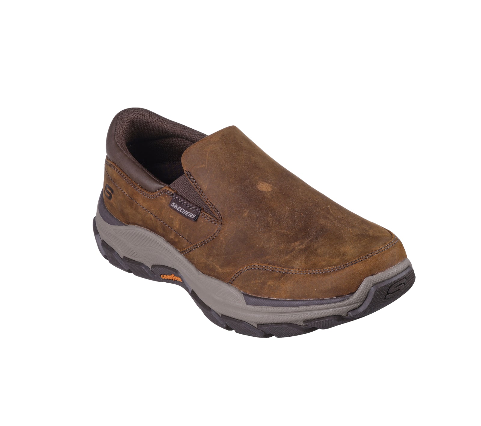Skechers - Mens Dark brown slip-on shoe - Calum