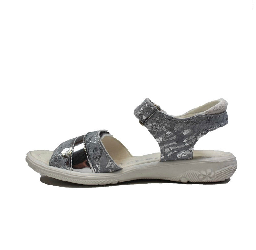 Ricosta - Girls Marie Silver & Grey Sandal