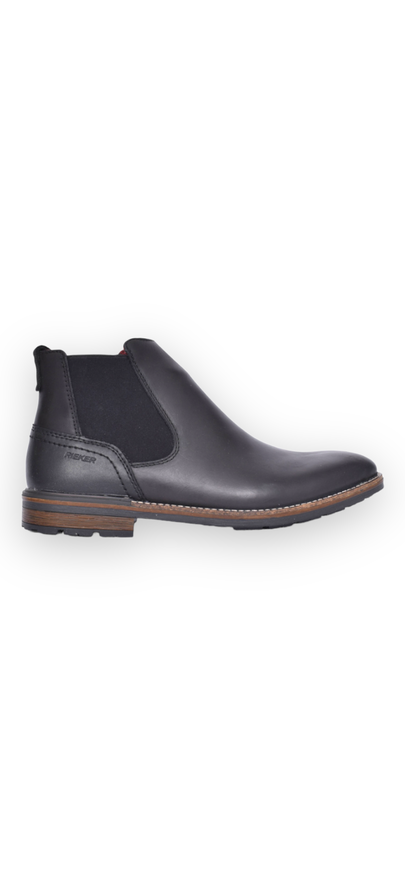 Rieker - Mens Black Slip-On Boot