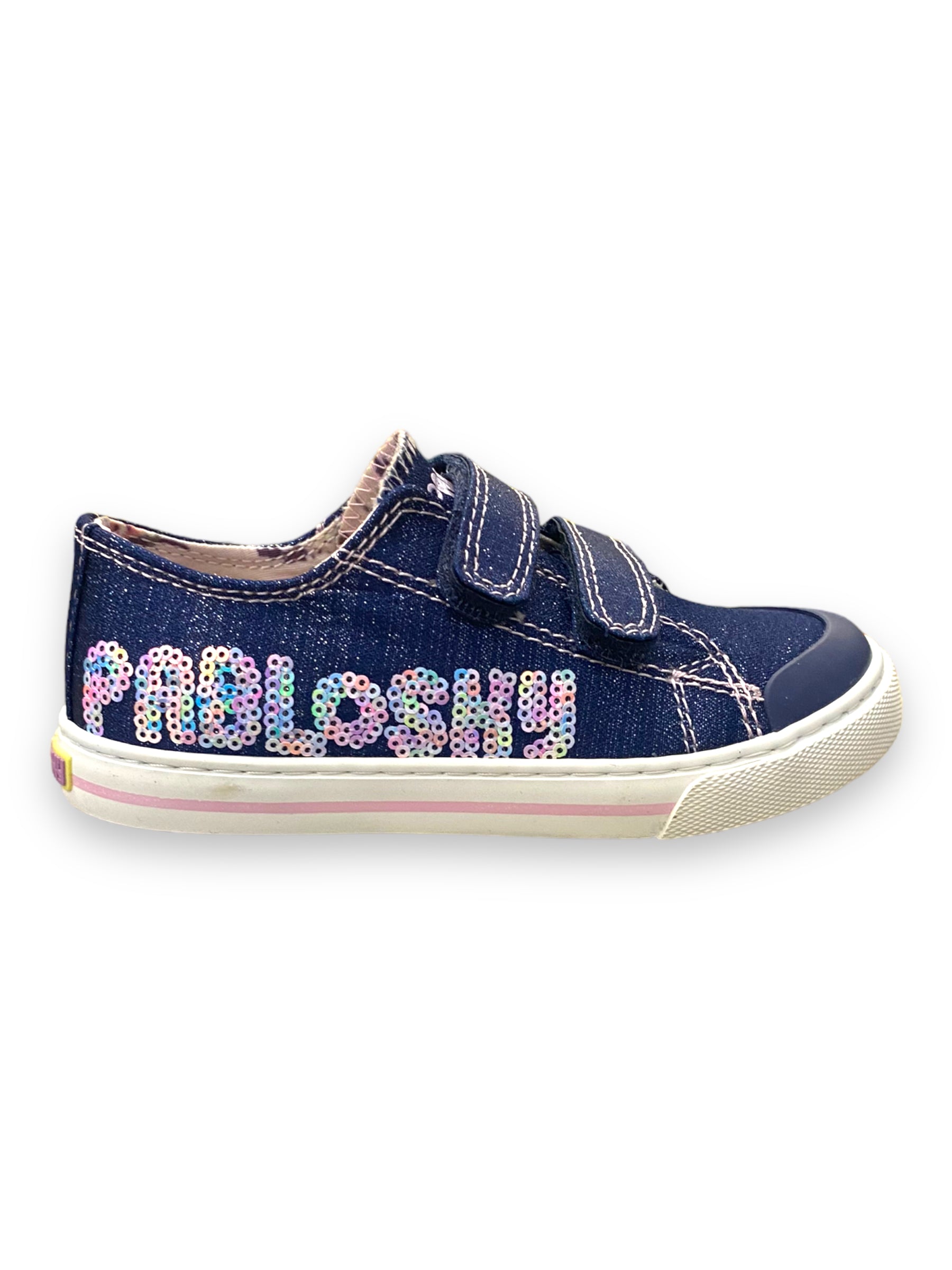Pablosky - Girls Navy Glitter canvas - 972920